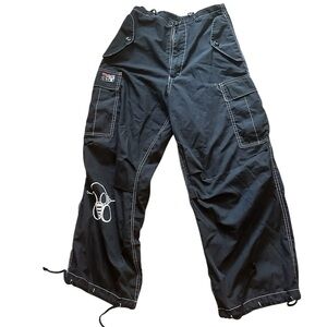Ghast Rave Men's Black Cargo Pants XXS
